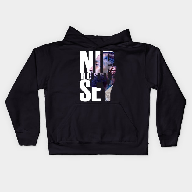 nipsey hussle Kids Hoodie by Yaman